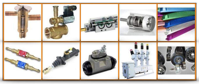 Applications of a fluorinated based high temperature grease