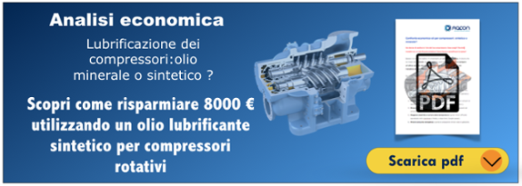 Analisi economica olio sintetico e minerale per compressori rotativi